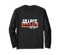 Coral Change The Game Coral Color Graphic Long Sleeve T-Shirt