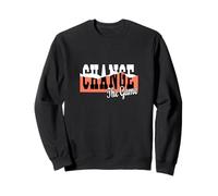 Coral Change The Game Coral Color Graphic Sweatshirt