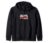 Coral Change The Game Coral Color Graphic Zip Hoodie