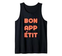 Coral Color Bon App Etit Coral Graphic Tank Top