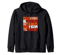 Coral Color Diamonds Don't Run From Pressure Coral Graphic Zip Hoodie