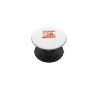 Coral Color Go Ahead, Judge Me Coral Graphic PopSockets Adhesive PopGrip