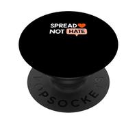 Coral Color Love Not Hate Coral Graphic PopSockets Adhesive PopGrip