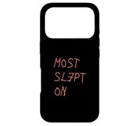 Coral Color Most Slept On Coral Graphic Case for iPhone 17 Pro