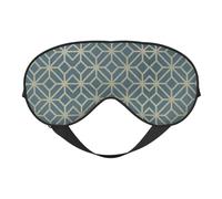 Coral Coloured Patterns Eye Mask Sleep Mask for Men & Women Mask for Sleep with Easy Adjustable Strap Night Eye Cover for Travel