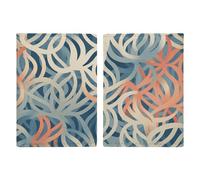 Coral Coloured Patterns Passport Holder Travel Wallet Slim Minimalist Front Pocket Leather Credit Card Holder Passport Wallet Cover Case for Travel Must Haves Accessories