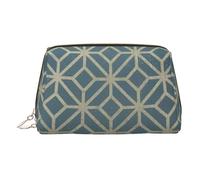 Coral Coloured Patterns Travel Makeup Bag, Organizer Bag with Divider,Portable Zipper Toiletries Storage Case