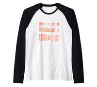 Coral Cut from a Different Cloth Coral Color Graphic Raglan Baseball Tee