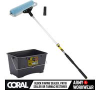 Coral Edmonton 12" Double Arm Long Pile Polyester Rough Surfaces Skuttle Kit