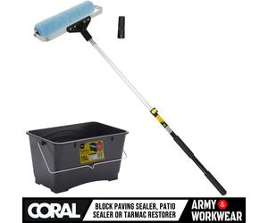 Coral Edmonton 12" Double Arm Long Pile Polyester Rough Surfaces Skuttle Kit
