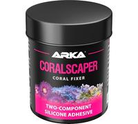 Coral Fixing Silicone - ARKA Coralscaper 2K 120 g - secure reef mounting for SPS, LPS & soft corals - easy to use underwater, non-toxic & mouldable by hand - no clouding, no residue - reef-safe