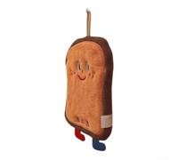 Coral Fleece Hand Towel 19x19cm Hanging Loop Cartoon Peach Design | Embroidery process for lasting patterns Multiple size options Machine washable for easy care
