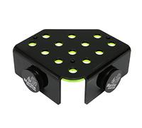 Coral Frag Holder, 13 Holes Fluorescent Green Coral Frag Holder, Double Layers Acrylic Coral Frag Rack with Magnetic Suction for Saltwater Aquarium, Live Coral, Household Fish Tanks