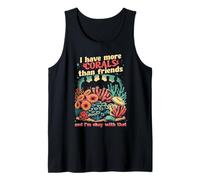 Coral Fragging More Corals Than Friends Tank Top