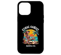 Coral Gables Florida Funny Skeleton in the Hot Sun Design Case for iPhone 12 Pro Max