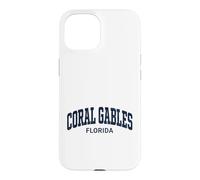 Coral Gables Florida Retro Design Case for iPhone 15