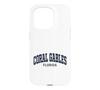 Coral Gables Florida Retro Design Case for iPhone 15 Pro