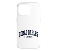 Coral Gables Florida Retro Design Case for iPhone 16 Pro