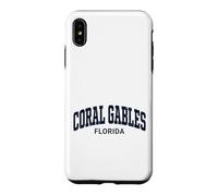 Coral Gables Florida Retro Design Case for iPhone XS Max