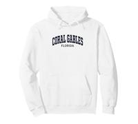 Coral Gables Florida Retro Design Pullover Hoodie