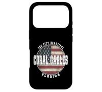 Coral Gables Florida, Vintage American flag Case for iPhone 17 Pro