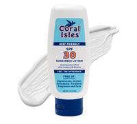 Coral Isles Sun Protection SPF 30 | Hawaiian Compliant as Reef Proof | Octinoxate and Oxibenzone Free | Wide Spectrum UVA/UVB Protection | Waterproof 80 Minutes