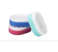 Coral Pack of 3 Massage Sponges (colors may vary)