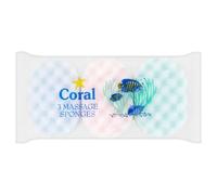 Coral Massage Sponge (Pack of 3) in Purple Coral Purple