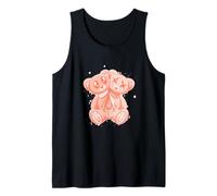 Coral My Own Twin Coral Color Graphic Tank Top