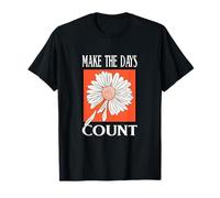 Coral No Bad Days Coral Color Graphic T-Shirt