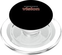 Coral Not Everyone Can See The Vision Coral Graphic PopSockets PopGrip for MagSafe