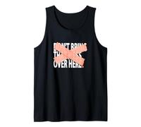 Coral Not Over Here Coral Color Graphic Tank Top