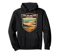 Coral Pink Sand Dunes State Park Utah Badge Vintage Pullover Hoodie