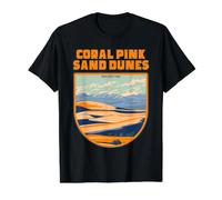Coral Pink Sand Dunes Utah State Park Value Graphic T-Shirt, Men, Black, L