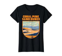 Coral Pink Sand Dunes Utah State Park Value Graphic T-Shirt, Women, Black, L