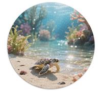 Coral Reef, 1000-piece Circular Puzzle Game, Engaging Activity That Builds Patience, Or Collectible, Suitable for Ages 10+, 1000pcs (67.5x67.5cm)