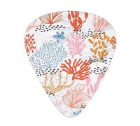 Coral Reef Acoustic Guitar Picks - Premium Guitar Plectrum For Bass And Electric Guitar