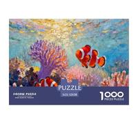 Coral Reef Clownfish Jigsaw Puzzles for Adults Kids Interesting Puzzles 1000 Piece Educational Games for Adults Gifts 52x38cm/1000pcs
