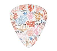 Coral Reef Guitar Paddle Set Of 12, Suitable For Guitar, Yukri, 3 Thicknesses