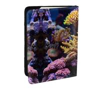 Coral Reef Print Passport Holder Cover Wallet Passport Cover, Passport Wallet Case for Cards and Documents