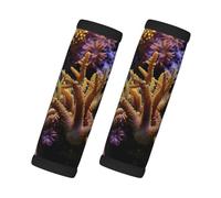 Coral Reef Print Travel Essentials Luggage Handle Wrap Grips 2 Packs Easy Identification Suitcases