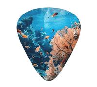 Coral Reef Print12 Professional Guitar Tuner For Guitar, Bass, & Chromatic Tuning Modes