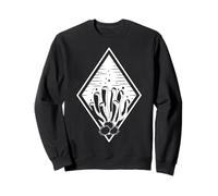 Coral Reef Vintage Ocean Scene Marine Nature Retro Style Sweatshirt