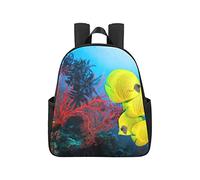 Coral Reefs and Tropical Fish Bag Pack 12.40x5.12x14.17inch Teen Backpack Multipurpose Casual Commuter Backpack Business Travel School,Office