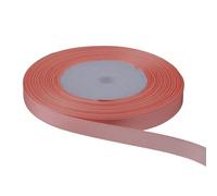 Coral Satin Ribbon, Double Sided Polyester Ribbon 10mm x 100 Yards - Fabric Thick Ribbon for Gift Wrapping, Valentine Bouquets, DIY Sewing Project, Party Balloon, Hair Bows Cake Decoration