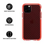 (Coral) Tech21 Evo Check Ultra Silm Protective Case Cover For Apple iPhone 11 PRO MAX