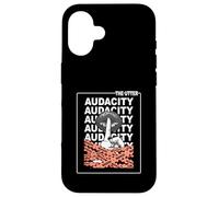Coral The Utter Audacity Coral Color Graphic Case for iPhone 16