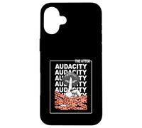 Coral The Utter Audacity Coral Color Graphic Case for iPhone 16 Plus