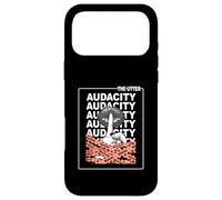 Coral The Utter Audacity Coral Color Graphic Case for iPhone 17 Pro Max