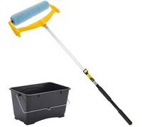 Coral Toronto 12 Inch Polyester Medium Pile Paint Roller Set With Extension Pole & 15L Scuttle